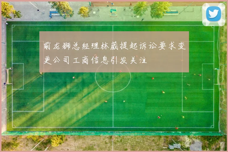 前龙狮总经理林葳提起诉讼要求变更公司工商信息引发关注